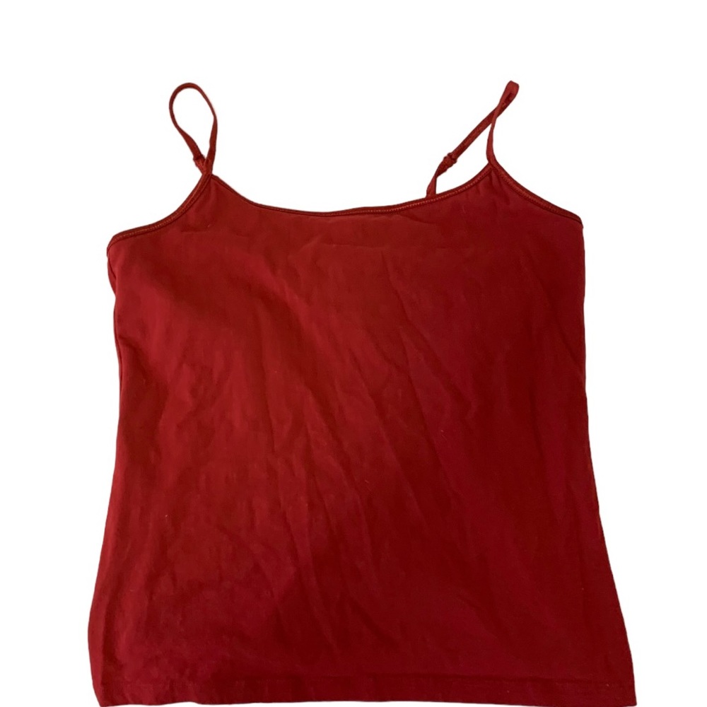 Red tank top